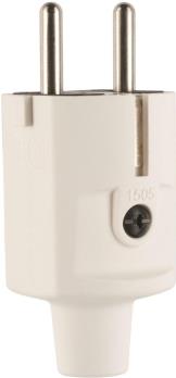 Product thumbnail ABL | PVC Stekker Randaarde | 230V | Wit