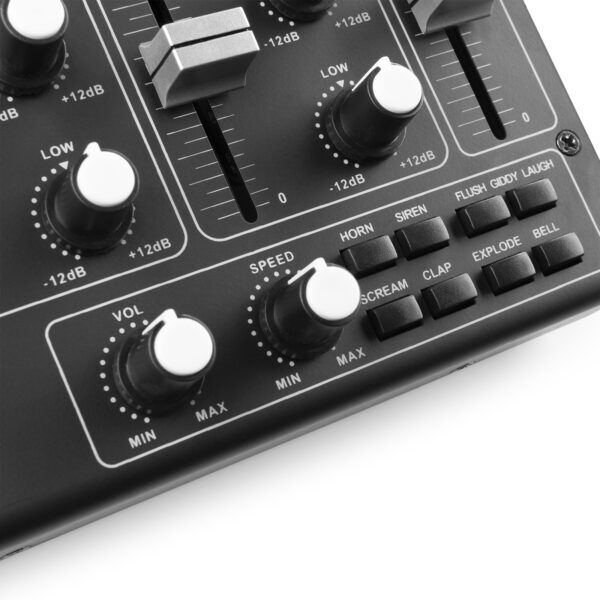 8-Kanaals Mixer Geluidseffecten SD/USB/MP3/BT - Afbeelding 2