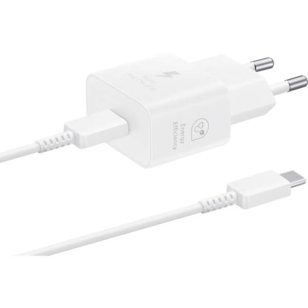 Samsung USB-C Fast Charger 25W Wit - EP-T2510XBEGEU (met kabel)