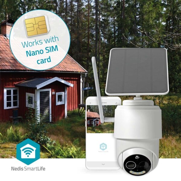SmartLife Camera voor Buiten | 4G | Full HD | Pan en Tilt | IP65 | Bewegingssensor | Nachtzicht | Wit - Afbeelding 6