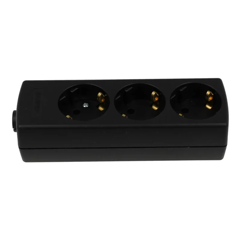 Product thumbnail Tafelcontactdoos 3V + RA schroefbaar zwart