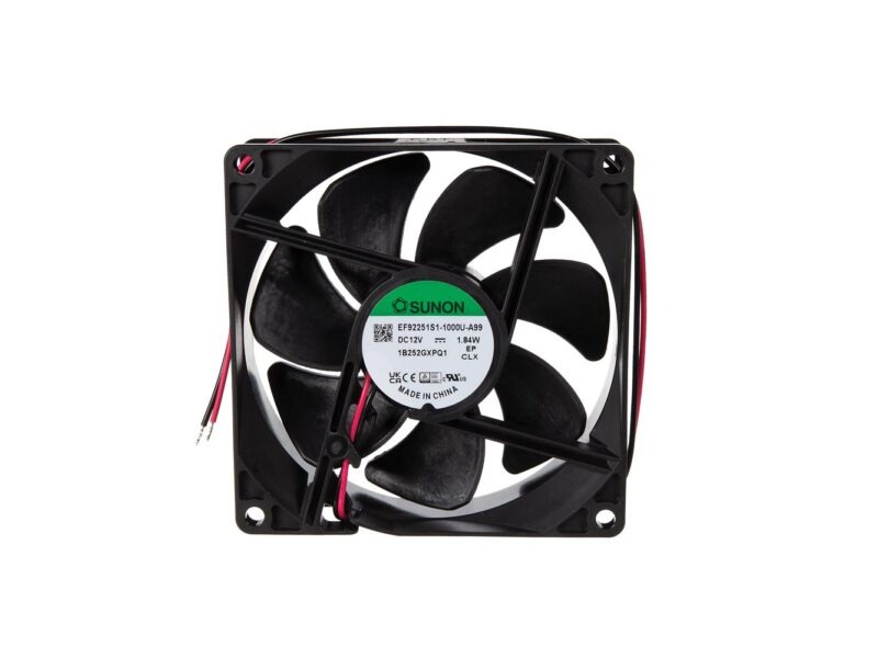 Product thumbnail VENTILATOR 92x92x25mm 12Vdc SUNON GLIJLAGER