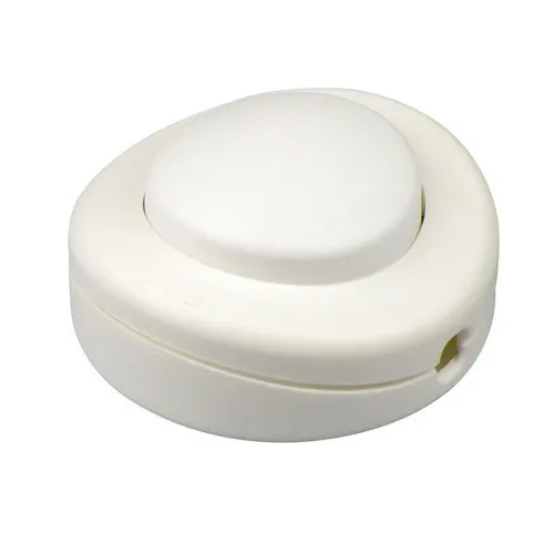 Product thumbnail Voetschakelaar | 1-polig | Rond | Wit