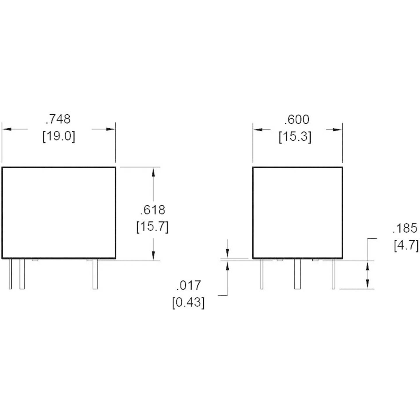 Zettler | Miniatuur Printrelais | 12Vdc | 1 x Wissel | 10A | 360mW - Afbeelding 3