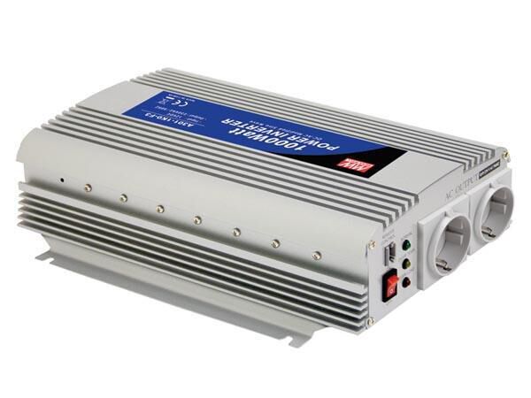 Product thumbnail 1000W 12VDC IN / 230VAC UIT INVERTER MET GEMODIFICEERDE SINUSGOLF