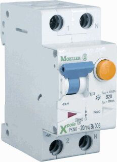 Product thumbnail Aardlekautomaat 20A / 30mA B-kar. 1P+N
