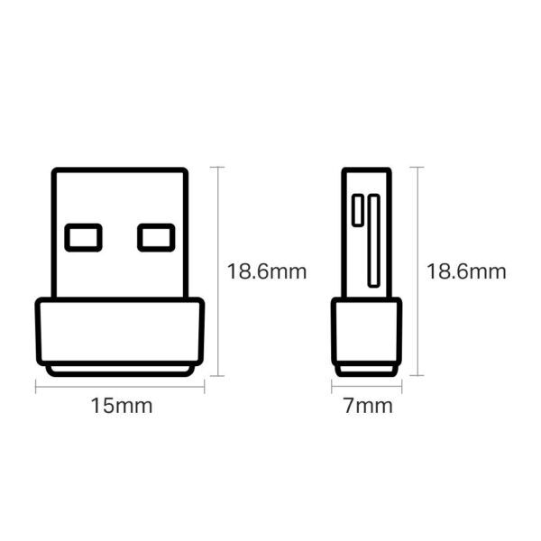 TP-LINK AC600 Draadloze USB-WiFi Stick - Afbeelding 4