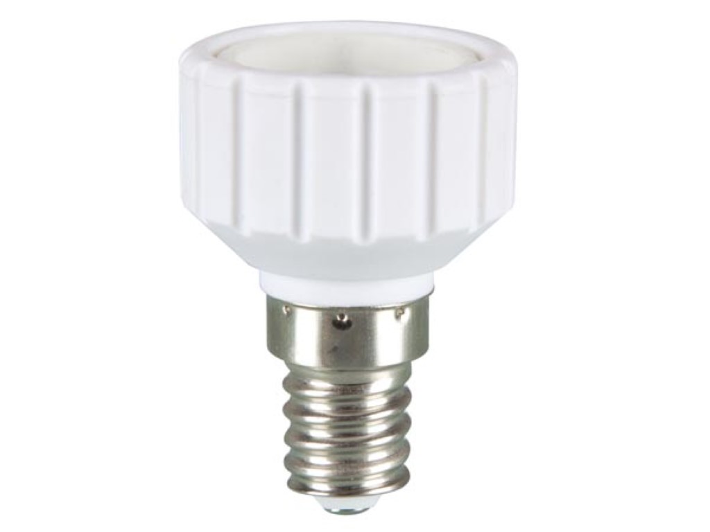 VERLOOPFITTING VAN E14 NAAR GU10 - Afbeelding 2