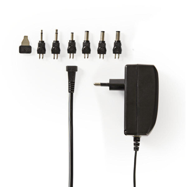 Universele AC-voedingsadapter | 9/12/13,5/15/18/20/24 VDC | 1 A - 1,5 A