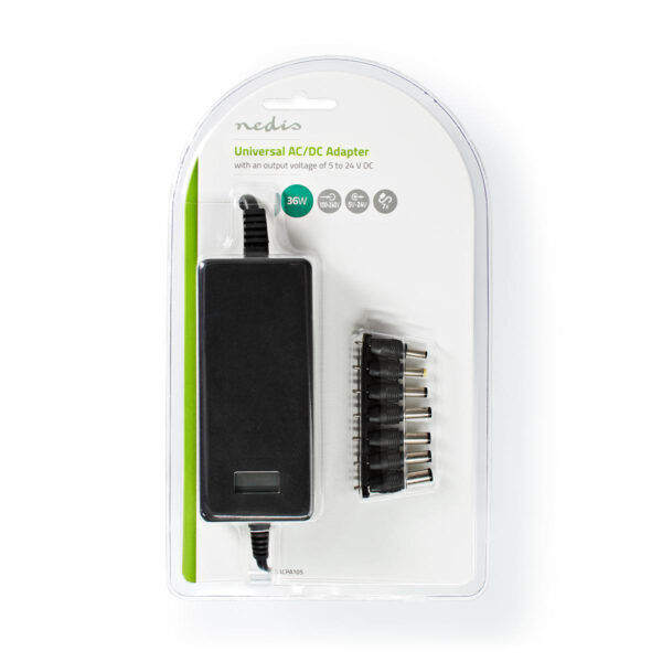 Universele AC-voedingsadapter | 5-24 V DC | 3.0 A - Afbeelding 2