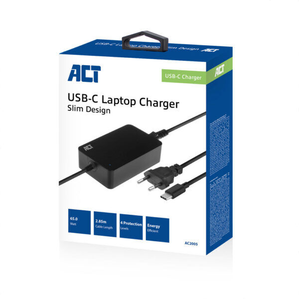 ACT USB-C Laptoplader 65W - Afbeelding 7
