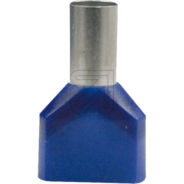 Duo adereindhuls 2 x 16mm² blauw