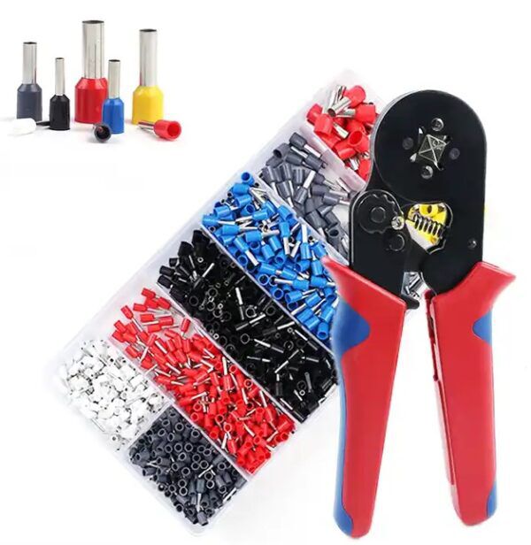 Assortiment 1200 st. adereindhulzen 0,5 - 10mm² inclusief krimptang - Afbeelding 2