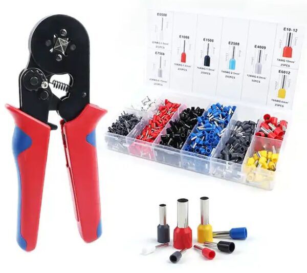 Assortiment 1200 st. adereindhulzen 0,5 - 10mm² inclusief krimptang - Afbeelding 4