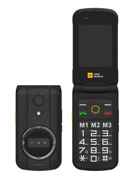 Product thumbnail AGM M8 Android 4G Klap Telefoon IP69 Zwart