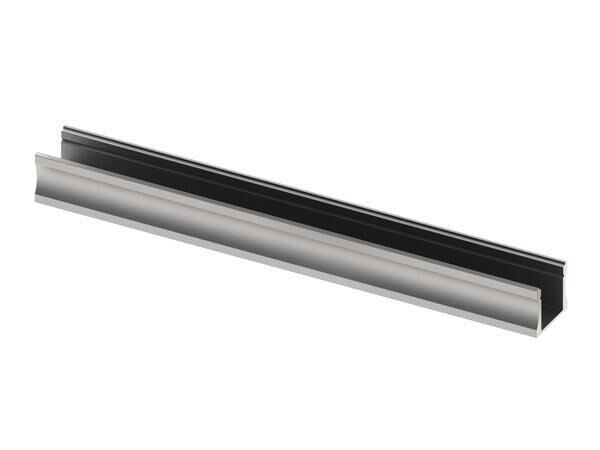 Product thumbnail SLIMLINE 15 mm - ALUMINIUMPROFIEL VOOR LEDSTRIP - GEANODISEERD ALUMINIUM - ZILVER - 2 meter