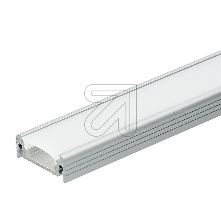 Product thumbnail ALUMINIUM PROFIEL VOOR LEDSTRIPS - MET OPAAL DIFFUSORKAP EXTRA BREED - 2 meter