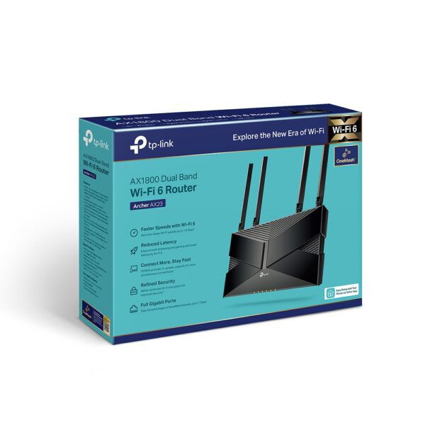 Archer AX23 AX1800 Dual-Band Wi-Fi 6 Router - Afbeelding 4