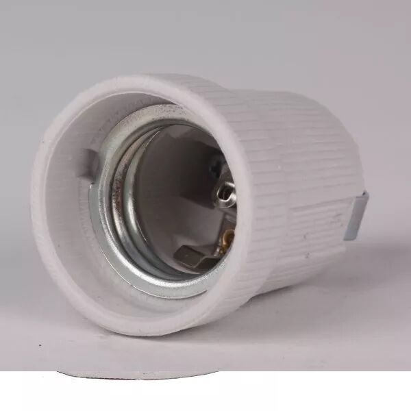 Product thumbnail Arditi lamphouder E27 porselein met beugel en nippel M10x1 en aarde