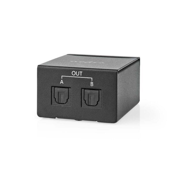 TosLink-Splitter | 2-wegs | Input: TosLink Female | Output: 2x TosLink