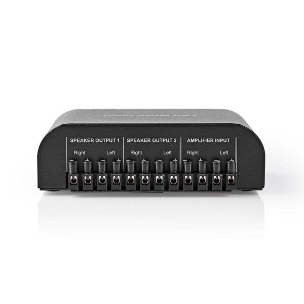 Speaker Control Box | 2 poort(en) | Zwart Aluminium - Afbeelding 2