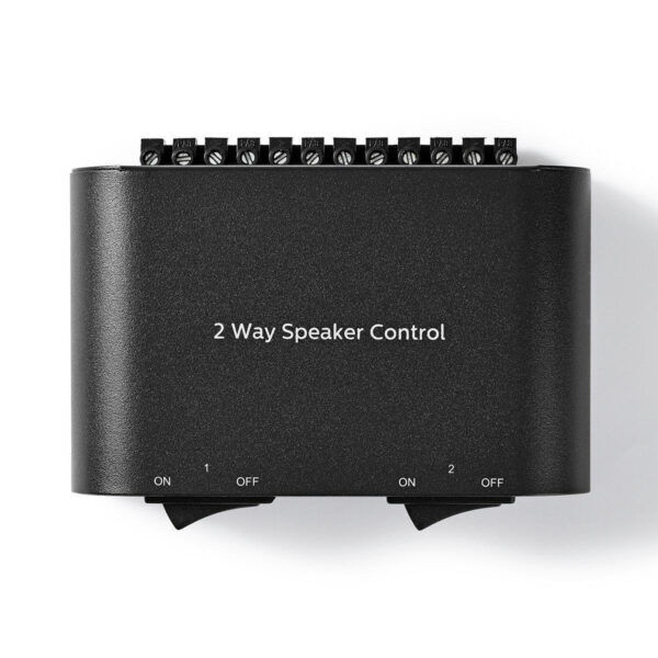 Speaker Control Box | 2 poort(en) | Zwart Aluminium - Afbeelding 3