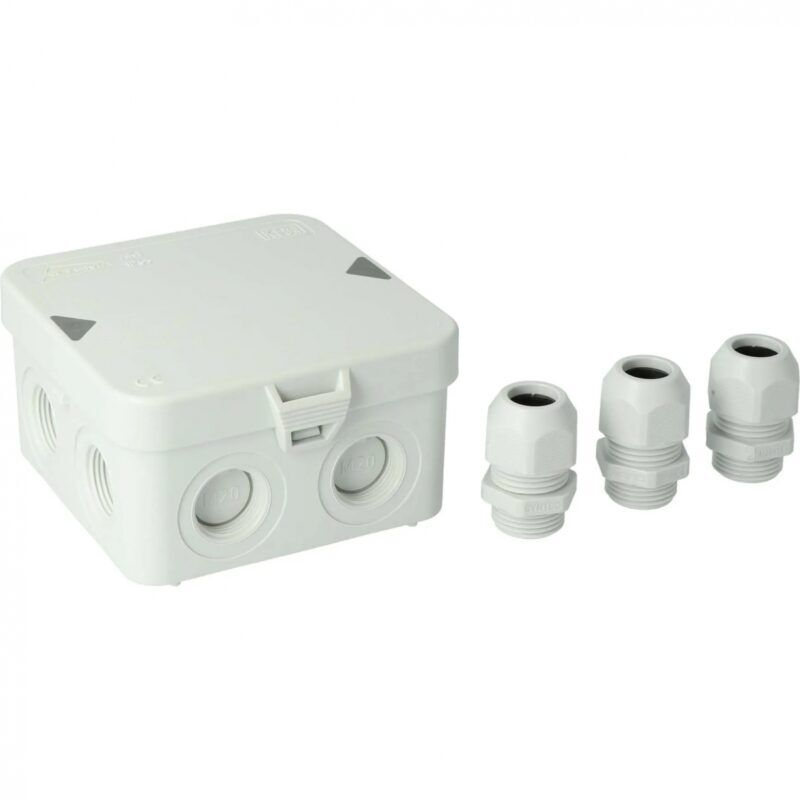 Product thumbnail Attema AK1 XL Opbouwdoos + 3 stuks M25 wartels IP65