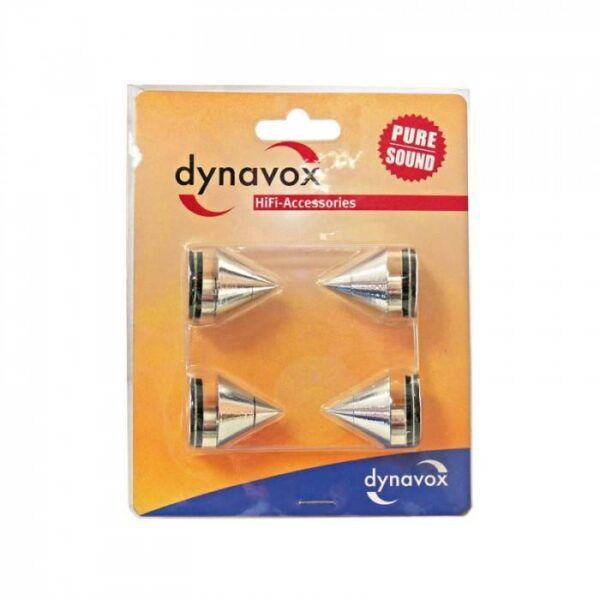 DYNAVOX SPIKE SET CHROOM 4PCS - Afbeelding 2