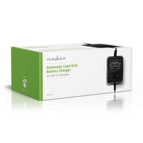Loodzuuracculader | 2 / 6 / 12 VDC | Druppelladen | AGM / Gel / Loodzwavel - Afbeelding 2