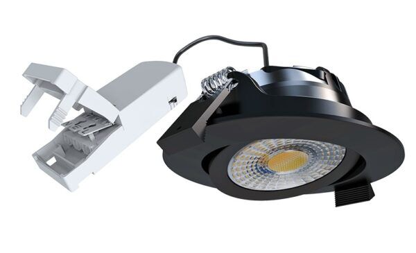 BADKAMER LED-SPOT | 6W | DIMBAAR | ZWART | CCT | IP65| SLIM-FIT - Afbeelding 3