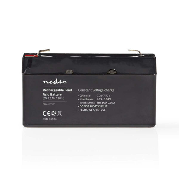Oplaadbare Loodaccu | Lead-Acid | Oplaadbaar | 6 V | 1200 mAh