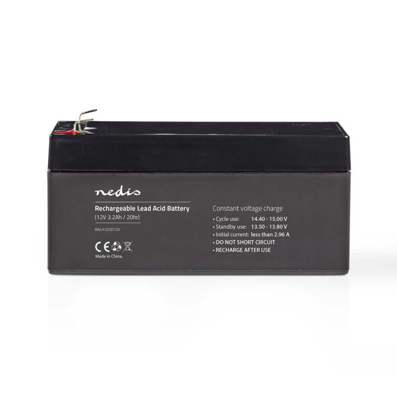 Product thumbnail Oplaadbare Loodaccu | Lead-Acid | Oplaadbaar | 12 V | 3200 mAh