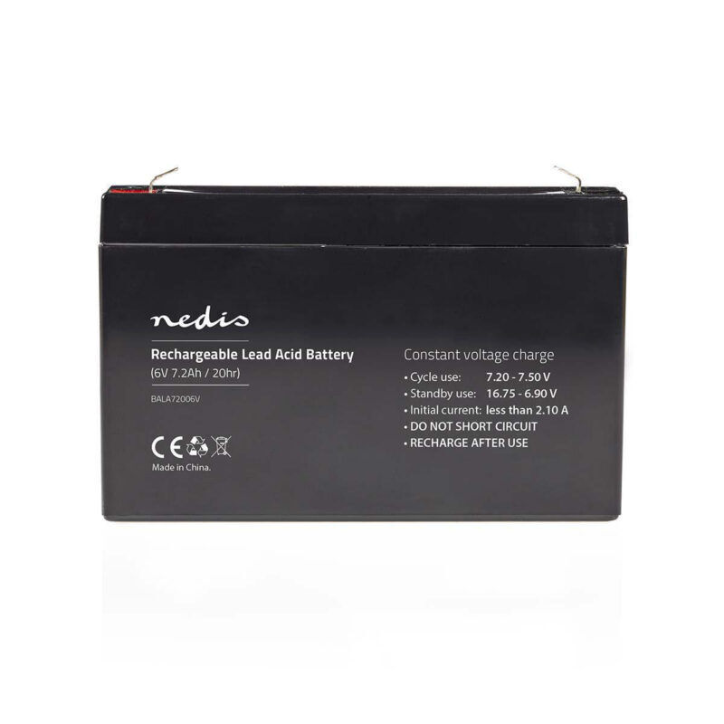 Product thumbnail Oplaadbare Loodaccu | Lead-Acid | Oplaadbaar | 6 V | 7200 mAh