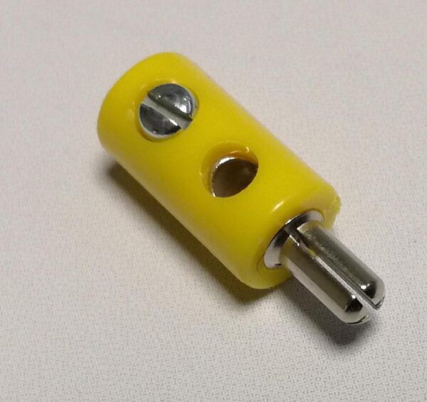 BANAANSTEKKER MINI 2.6MM MALE GEEL - Afbeelding 3