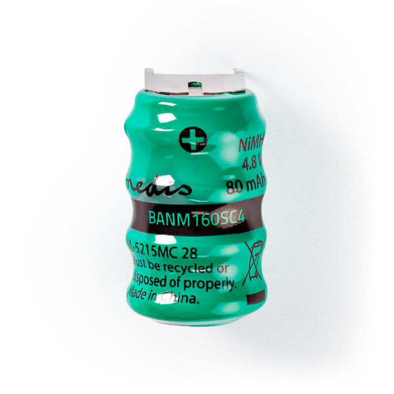 Product thumbnail Oplaadbare NiMH-Batterij | 4.8V | 80mAh | Soldeerpin
