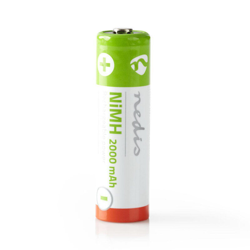 Product thumbnail Oplaadbare NiMH batterij AA | 1,2 V | 2000 mAh | 4 stuks | Blister