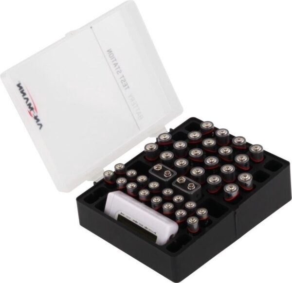 BATTERIJ OPBERGDOOS MET TESTER - Afbeelding 2