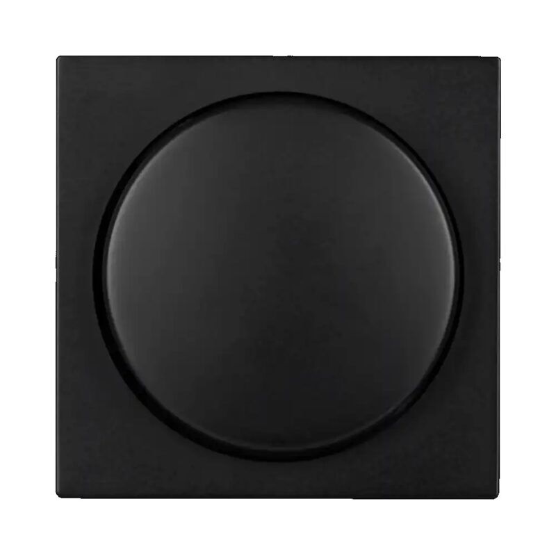 Product thumbnail ION centraalplaat dimmerknop enkelvoudig - V1 zwart mat