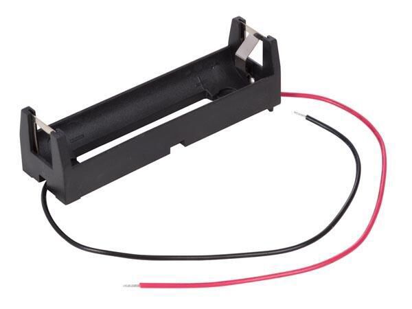 Product thumbnail BATTERIJHOUDER VOOR 1 x 18650 LITHIUMCEL (MET DRADEN