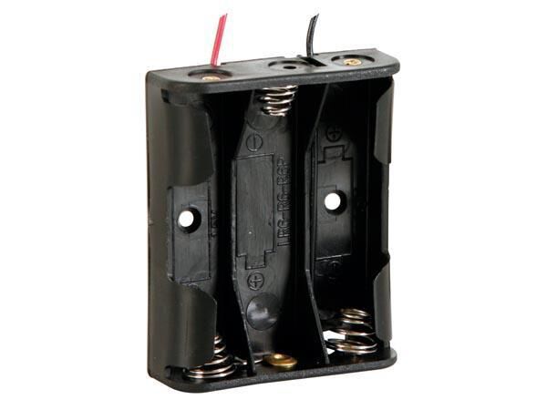Product thumbnail BATTERIJHOUDER VOOR 3 x AA-CEL (MET DRADEN)