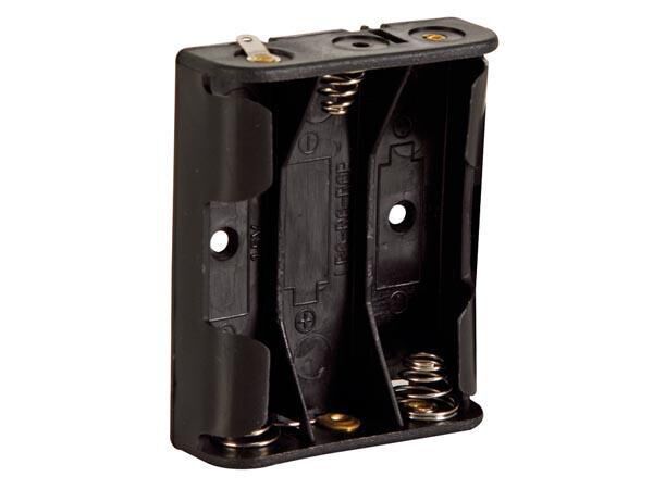 Product thumbnail BATTERIJHOUDER VOOR 3 x AA-CEL (VOOR SOLDEERLIPPEN)