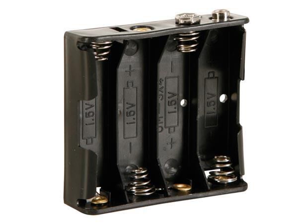 Product thumbnail BATTERIJHOUDER VOOR 4 x AA-CEL (VOOR BATTERIJCLIPS)