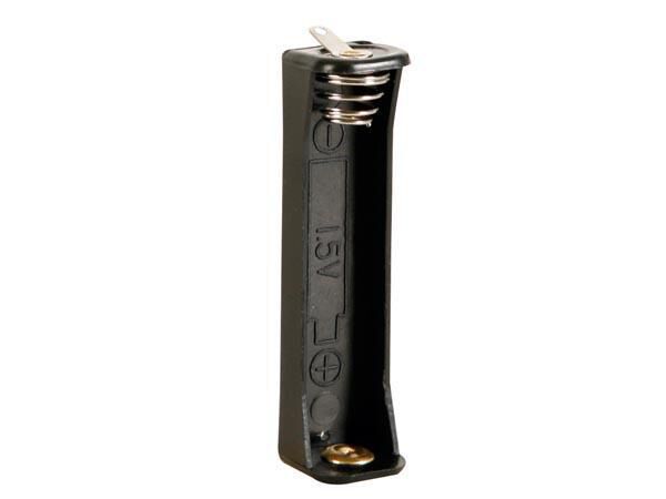 Product thumbnail BATTERIJHOUDER VOOR 1 x AAA-CEL (MET SOLDEERLIPPEN)