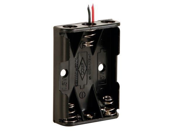Product thumbnail BATTERIJHOUDER VOOR 3 x AAA-BATTERIJEN
