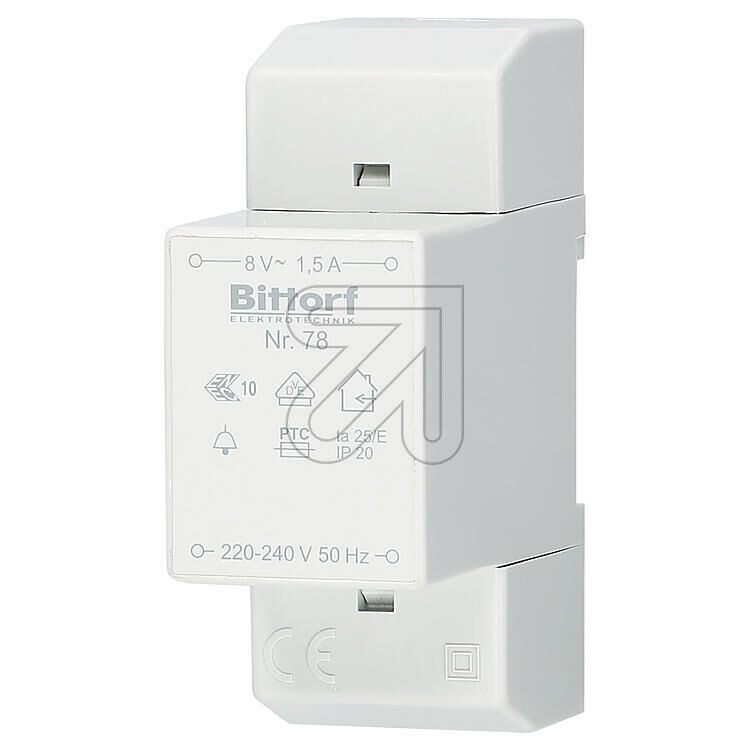 Product thumbnail Bittorf Beltrafo 8 V AC 1,5A