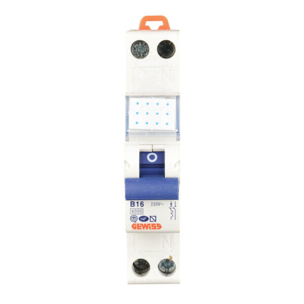 Gewiss Installatieautomaat B16 1P+N 16A B kar. - Afbeelding 3