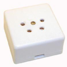 Product thumbnail Telefooncontactdoos opbouw crème wit