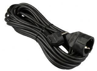 Product thumbnail Verlengsnoer 10 meter zwart VMVL 3x1mm²