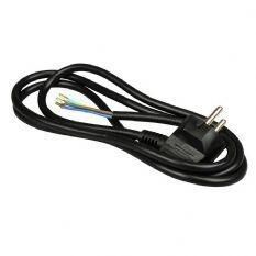 Product thumbnail Aansluitsnoer | Schuko stekker | 3 meter | 3x1,5mm² | zwart