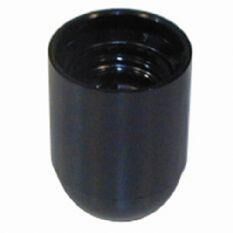 Product thumbnail E27 fitting glad zwart M10 schroefdraad
